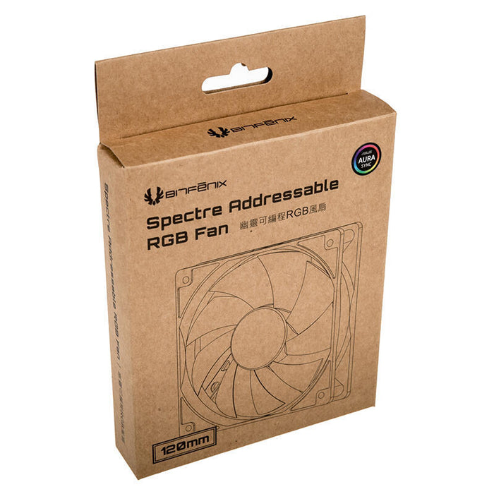 Ventilador Caja Adicional 12x12 Bitfenix Spectre Rgb Addressable Bff-Add-12025-Rp