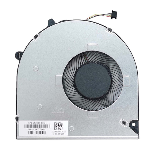 Ventilador Cpu Para Portátil Hp 15-Dw 15-Du 250 G8 255 G8 250 G9 15S-Dy 15S-Du L52034-001