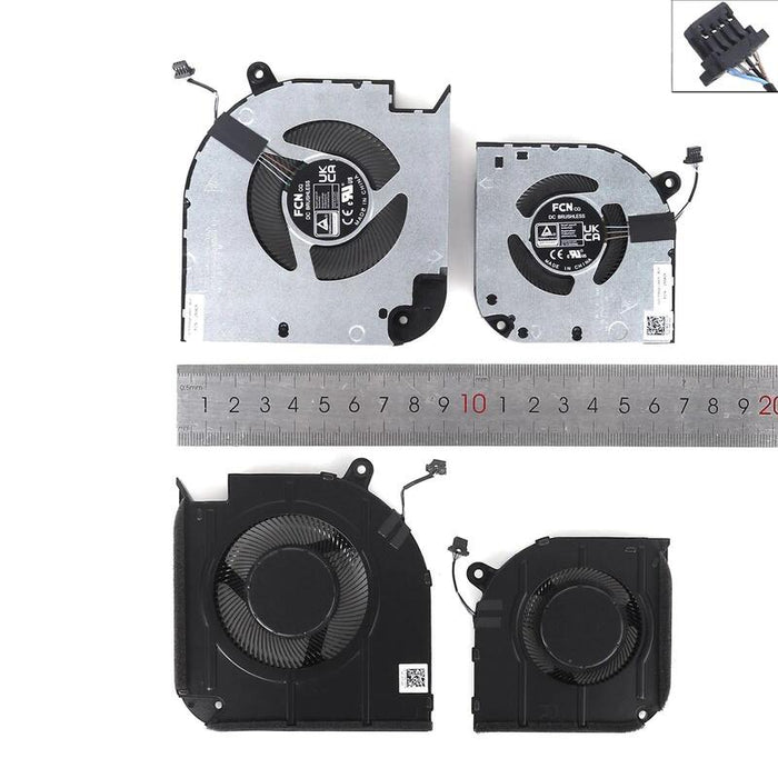 Ventilador Cpu+Gpu Para Portátil Dell 7620 16 7620  0v7p3c