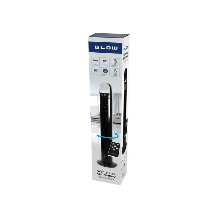Ventilador De Columna 90w Lcd + Mando A Distancia