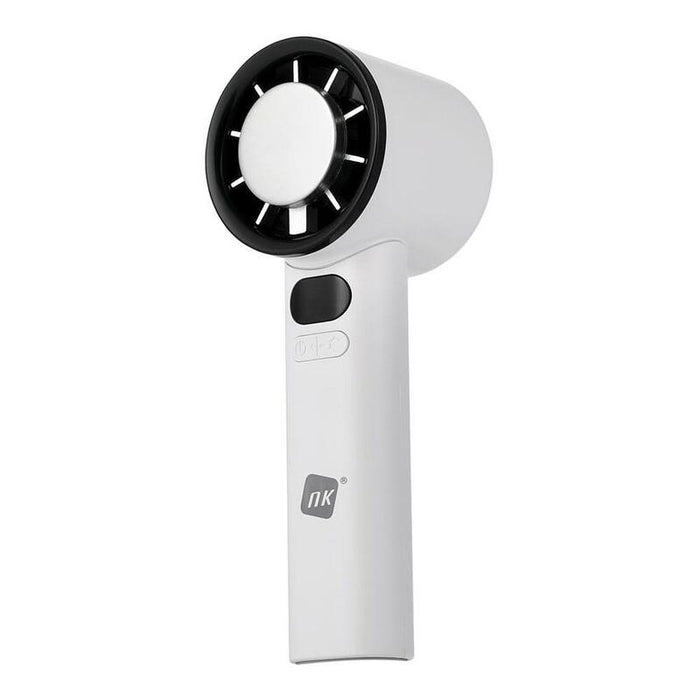 Ventilador De Mano Recargable Con Enfriador, Abs, Blanco, Ø5,8 X 5,7 X 16,5 Cm