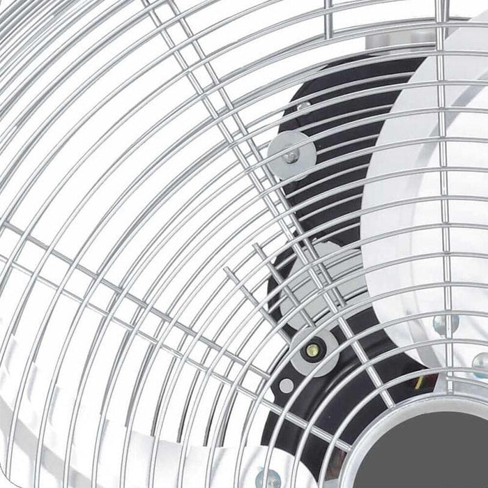 Ventilador De Suelo Industrial Haeger New Tornado 3 Aspas Metalicas 45cm 90w Interruptor Giratorio 3 Velocidades