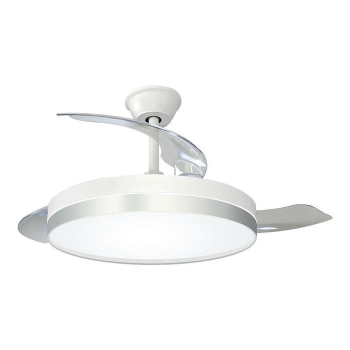 Ventilador De Techo 3cct Ø107 Cm, Plateado