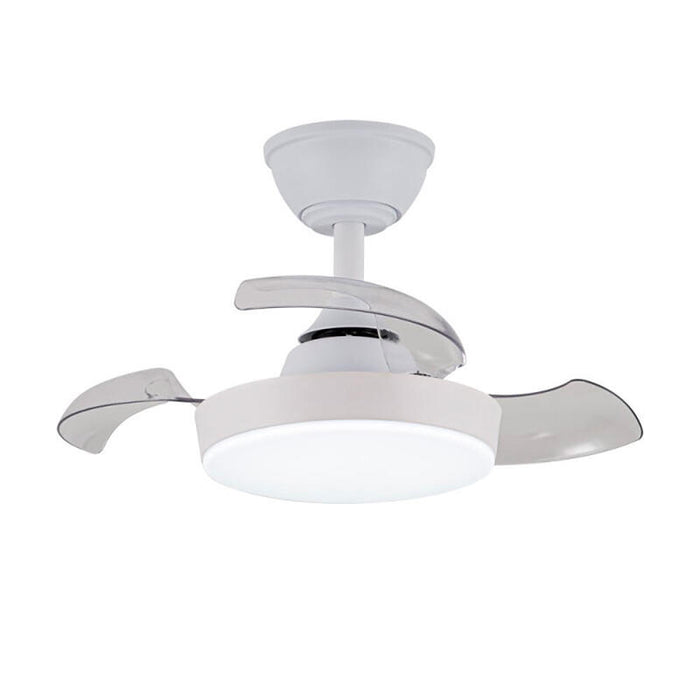 Ventilador De Techo Led 3cct Aspas Retráctiles Hornet 32 W 3195 Lm Blanco