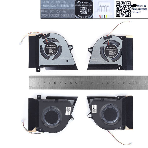 Ventiladores Cpu+Gpu Para Portátil Asus Ga401Q Ga401Qc Qe Qh Ga401Qm Ga401Ihr