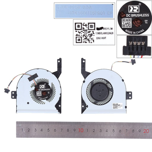 Ventilador Para Portátil Asus X542 Fl8000Un F580Ur A580U X580B