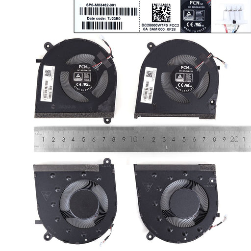 Ventilador Para Portátil Hp Spectre X360 16" 2 En 1 16-F 16T-F M83462-001