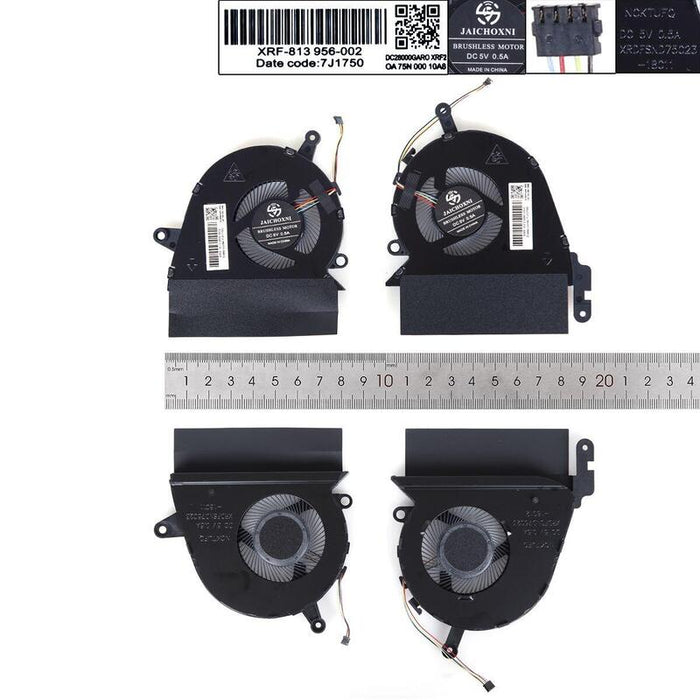 Ventilador Para Computadora Portátil Hp X360 15 Df Tpn Q213 L+R,Copia Alta L41482 001 L41483 001