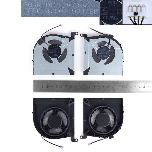 Ventiladores Cpu+Gpu Para Portátil Lenovo Loq 15Irh8 Geekpro G5000 Irh8 12V