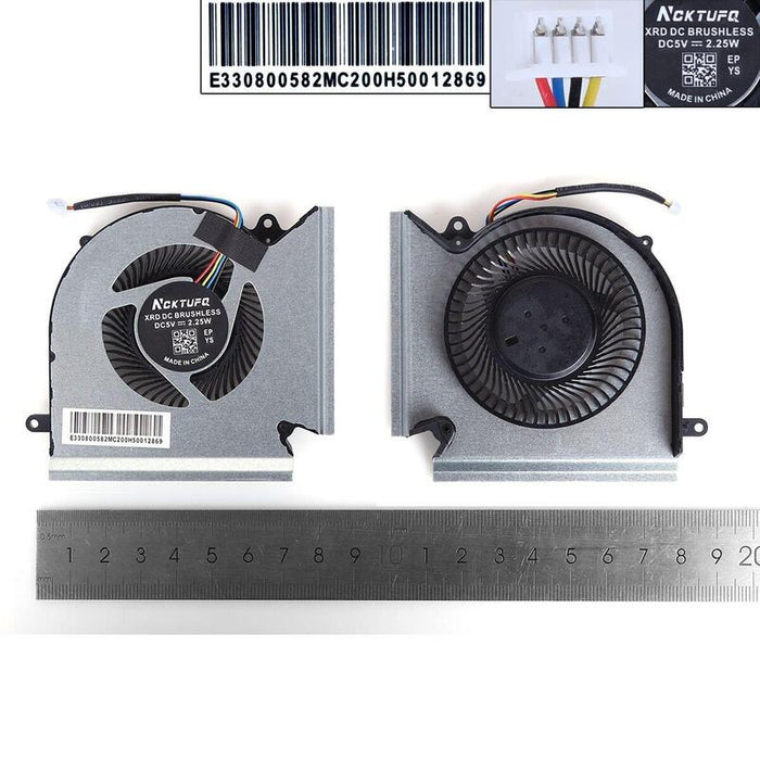 Ventilador Para Computadora Portátil Msi Ge66 Gp66 Gl66 Ms 1541 1542 N453 N454cpu Copia Alta