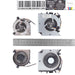 Ventiladores Para Portátil Msi Gf66 Gl66 Ms-1581 N459 N460