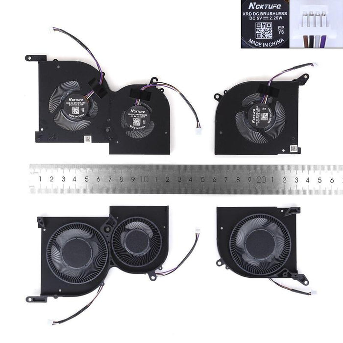 Ventilador Para Computadora Portátil Msi Gs66 Ws66 P66 Ms 16v4 16v5l+R, Copia Alta