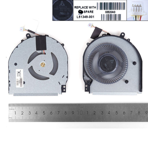 Ventilador Para Portátil Hp 14-Dh1036Tx 14M-Dh Tpn-W139