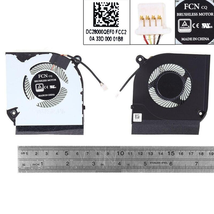 Ventilador Para Portátil Acer Predator Helios Ph317 53 Ph315 52 Nitro An515 55 An517 52 N20c1cpu,Org Dc28000qdf0