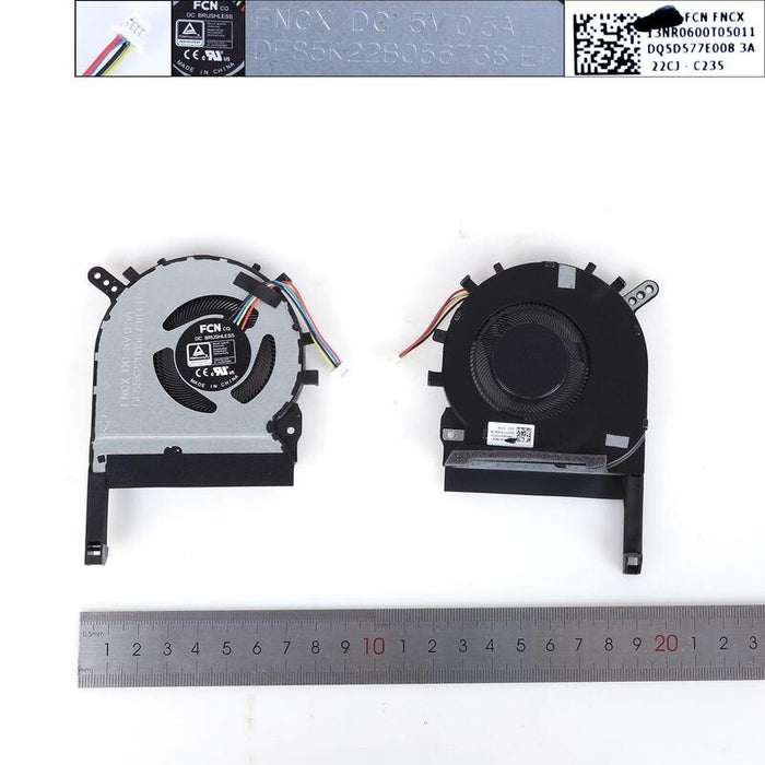 Ventilador Para Portátil Asus Fa506 Qr Qm Hm Fa706 2021 (Cpu, Original)