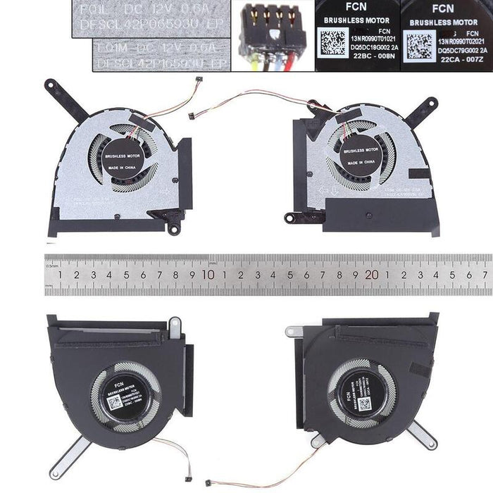 Ventilador Para Portátil Asus Fx517 Fx517z Fx517zr Zc Air 2022 12v L+R Org