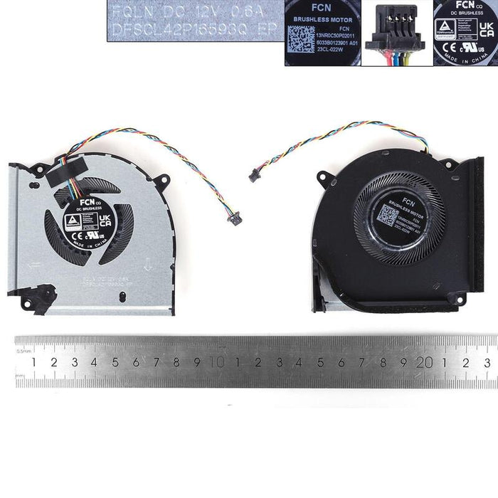Ventilador Para Portátil Asus Rog 5plus 5r G513qy 2021 G513qm 5900 12v (Cpu,Org)
