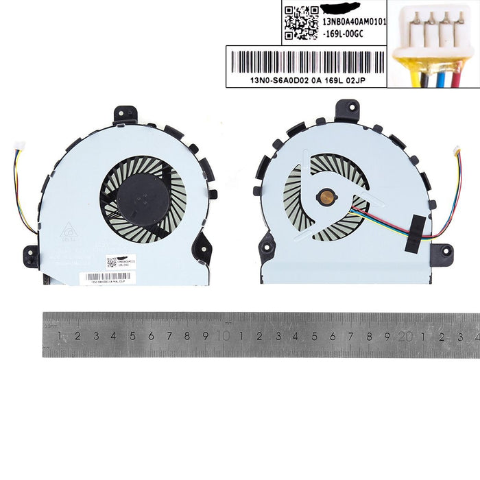 Ventilador Cpu Para Portátil Asus Rog Gl752Vw Zx70V Ns85B04-15F16