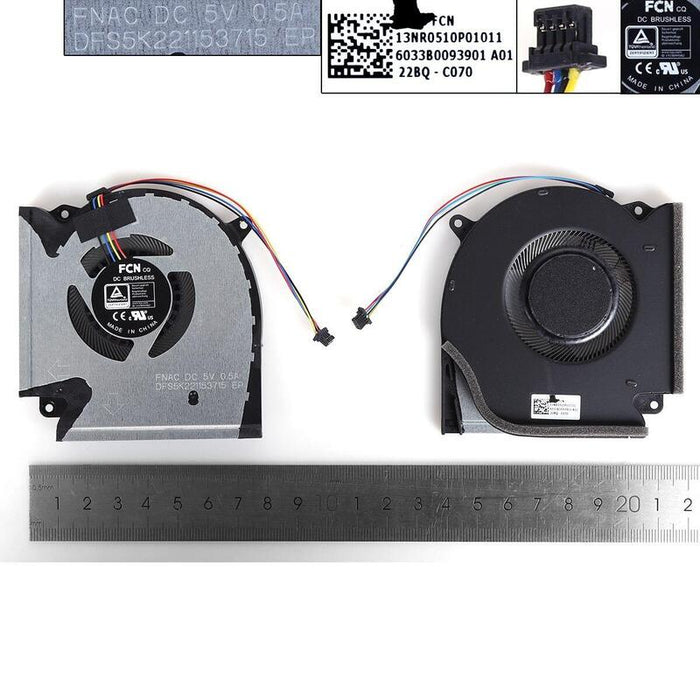 Ventilador Para Portátil Asus Rog Strix G533q G513qr G713qr G733qs 5vcpuorg
