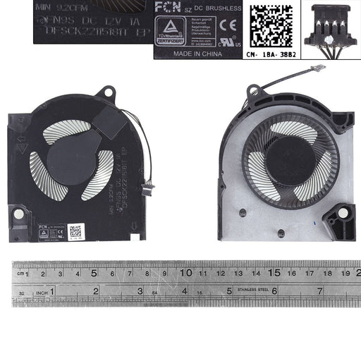 Ventilador Gpu Para Portátil Dell G15 5510 5511 Rtx3060 Rtx3050 Rtx3060 Rtx3050