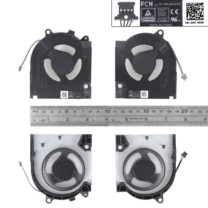 Ventiladores Para Portátil Dell G15 5510 5511 Rtx3060 Rtx3050 Rtx3060 Rtx3050