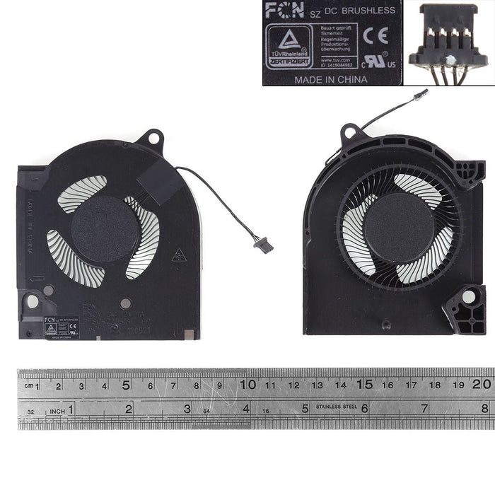 Ventilador Gpu Para Portátil Dell G15 5520 Gtx3070