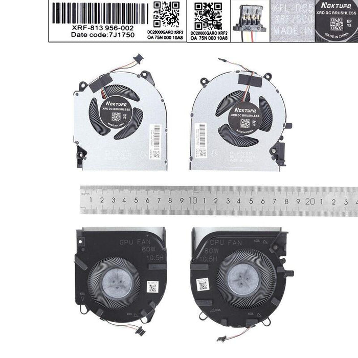 Ventilador Para Portátil Hp 16 D E Tpn Q263 Q264 M75721 M75723 80wl+R, Copia Alta