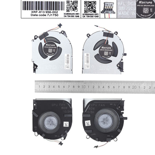 Ventiladores Para Portátil Hp 16-D/E Tpn-Q263 Q264 M75721 M75723 80W