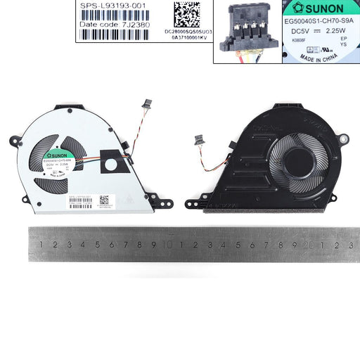 Ventilador Para Portátil Hp Chromebook 15-De Tpn-C140 L54807-001