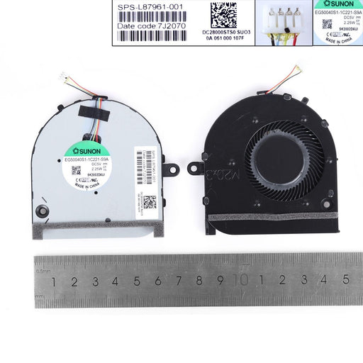 Ventilador Cpu Para Portátil Hp Envy 17M-Cg Tpn-C146 L87961-001