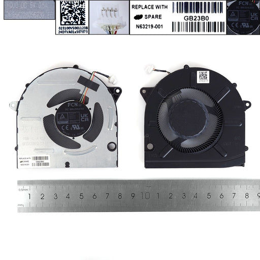 Ventilador Para Portátil Hp Pavilion 16-Ab Tpn-W161 N63219-001 5V