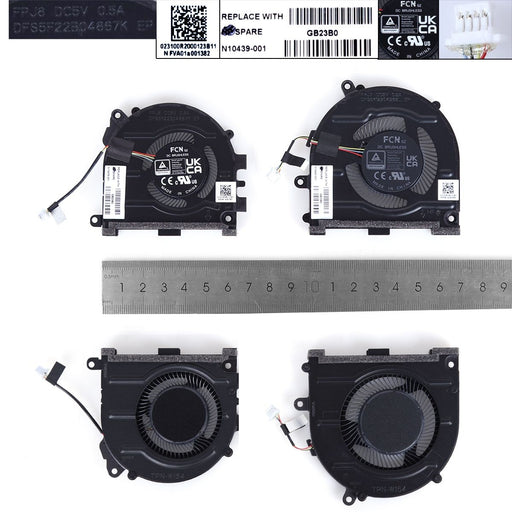 Ventiladores Para Portátil Hp Pro 14-Eh Tpn-W154 N10439-001 N10440-001