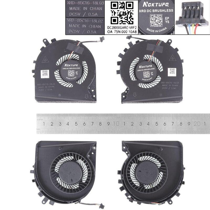 Ventilador Para Portátil Hp Tpn C141 15 Dkl+R Copia Alta