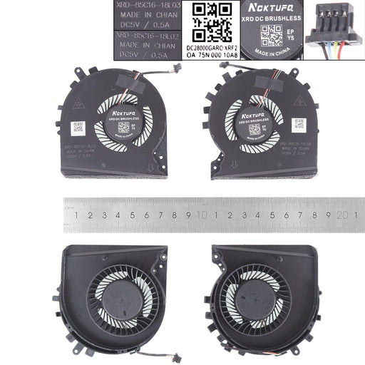 Ventiladores Para Portátil Hp Tpn-C141 15-Dk