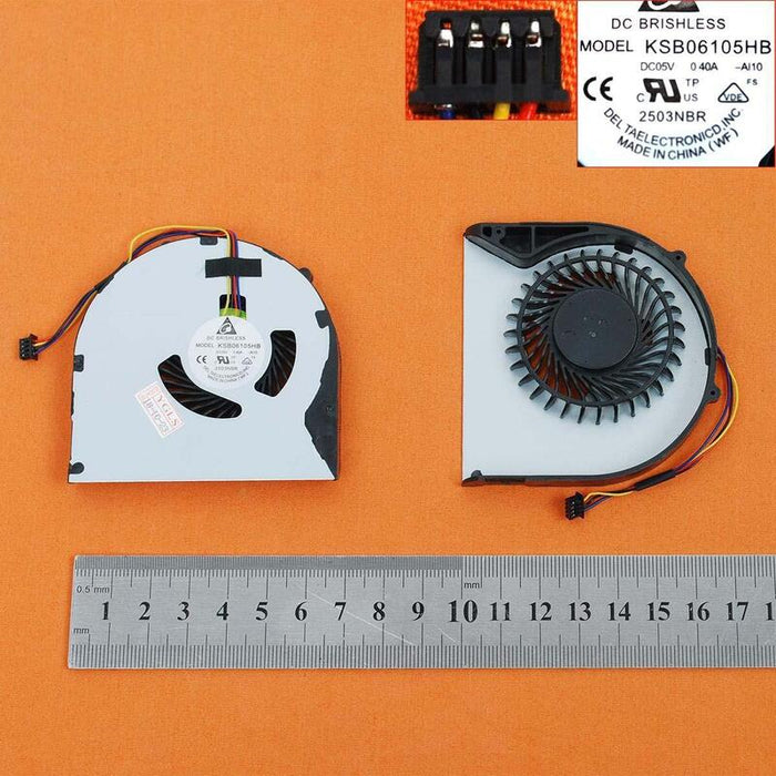 Ventilador Para Portátil Lenovo B480 B480a B485 B490 B590 M490 M495 E49 Ksb06105hb-Bj49 Ksb06105hb-Ai10