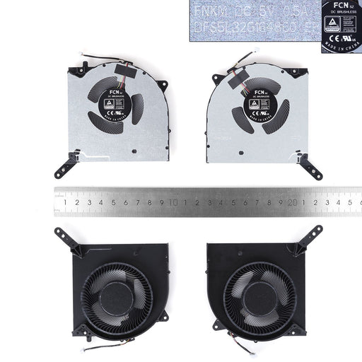 Ventiladores Cpu + Gpu Para Portátil Lenovo Legion R9000K Y9000K Legion7 16Ach 2021 5V