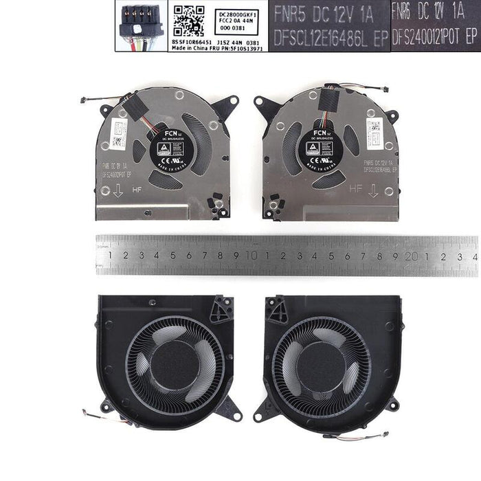 Ventilador Para Portátil Lenovo R9000x S7 15imh05 S7 15imh05 2021 12vl+R,Org