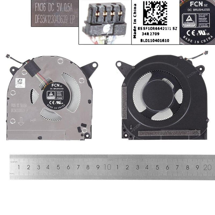 Ventilador Para Portátil Lenovo R9000x Y9000x 2021 5vgpu,Org