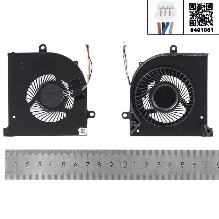 Ventilador Para Portátil Msi 17g1 17g2 Gs75 Ms 17g1 P75 Gs75 Cpucopia Alta.