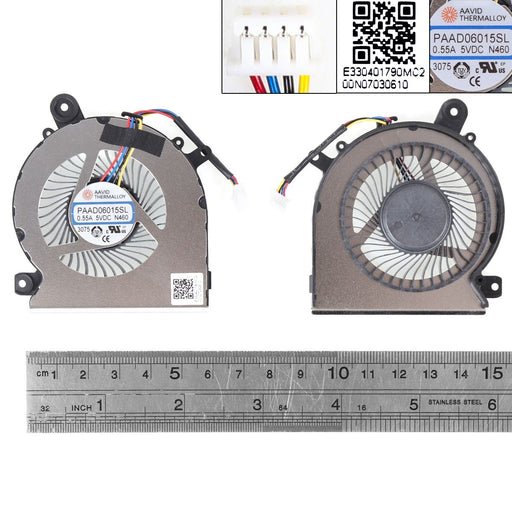 Ventilador Gpu Para Portátil Msi Gl66 N477 Gf66 Gf76 Ms-1583 Paad05015Sl