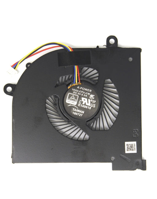 Ventilador Cpu Para Portátil Msi Gs65 Gs65Vr Ms-16Q2 Bs5005Hs-U2L1 Bs5005Hs-U2F1