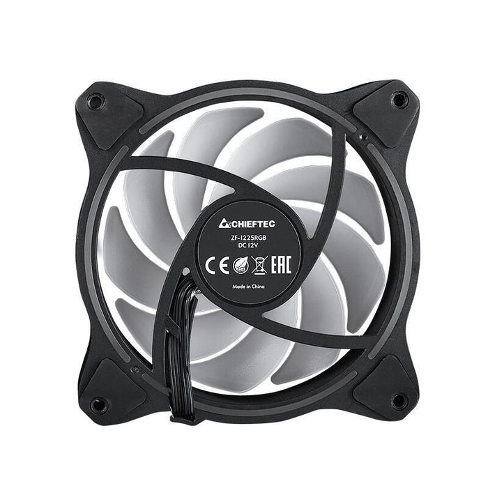 Ventilador Pc Chieftec Zf-1425rgb Negro Blanco, 120 Mm Zf-1425rgb
