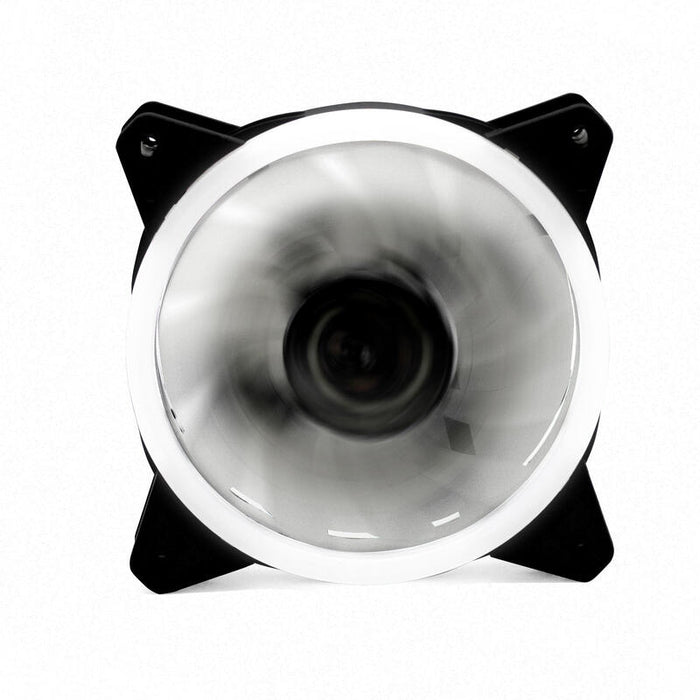Ventilador Phoenix Led Blanco Gaming 120mm Doble Anillo