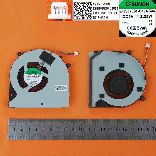 Ventilador Gpu Para Portátil Asus Gl502Vm Gl502Vml Gx60Vm 13Nb00R0P02011 13N1-0Sp0201