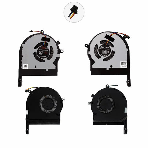 Ventiladores Cpu + Gpu Para Portátil Asus Tuf Fx 504 Dfs501105Pr0T Ep