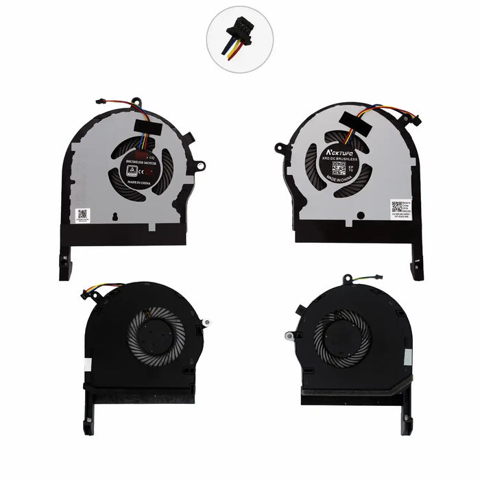 Ventiladores Cpu + Gpu Para Portátil Asus Tuf Fx 504 Dfs501105Pr0T Ep