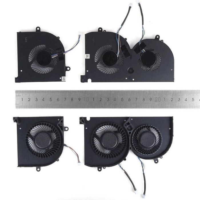 Ventiladores Cpu + Gpu Para Portátil Msi 17g1 17g2 Gs75 P75 Gs75