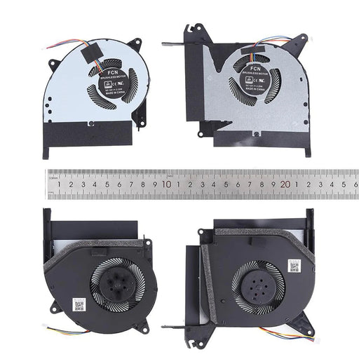 Ventiladores Cpu + Gpu Para Portátil Asus Rog Strix Rtx Scar Ii Gl704Gw Fl2D Fl2F