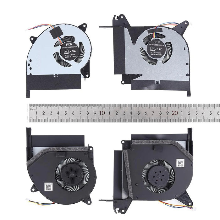 Ventiladores Cpu + Gpu Para Portátil Asus Rog Strix Rtx Scar Ii Gl704Gw Fl2D Fl2F