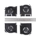 Ventiladores Cpu + Gpu Para Portátil Dell Alienware M15 R2 5V 2019